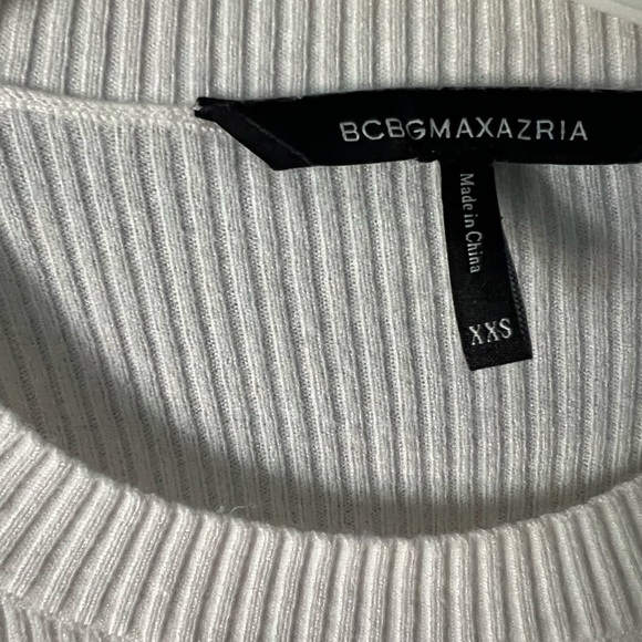 White Ribbed Sweater - Picture 3 of 4